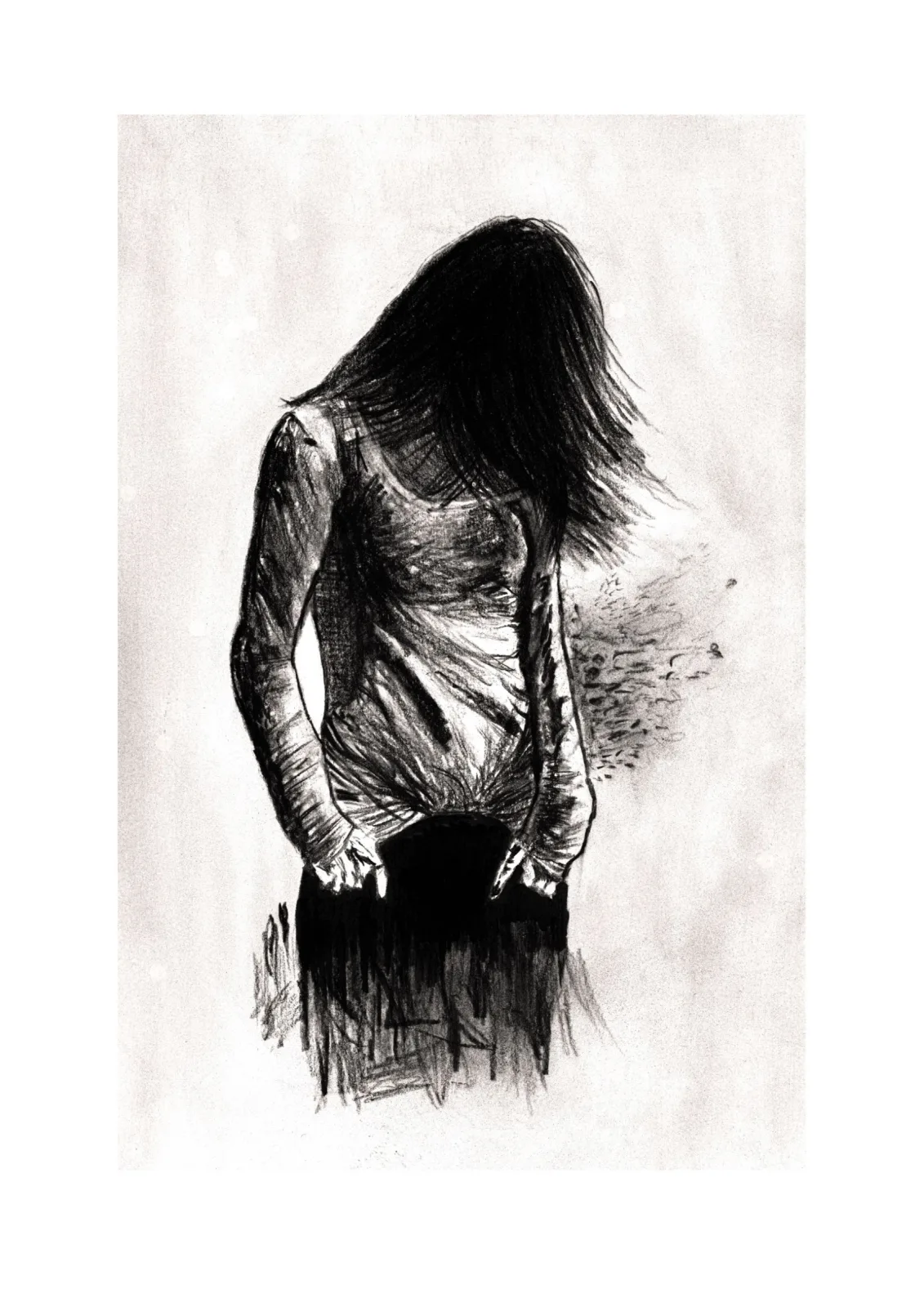 Wind — pencil drawing, 2022