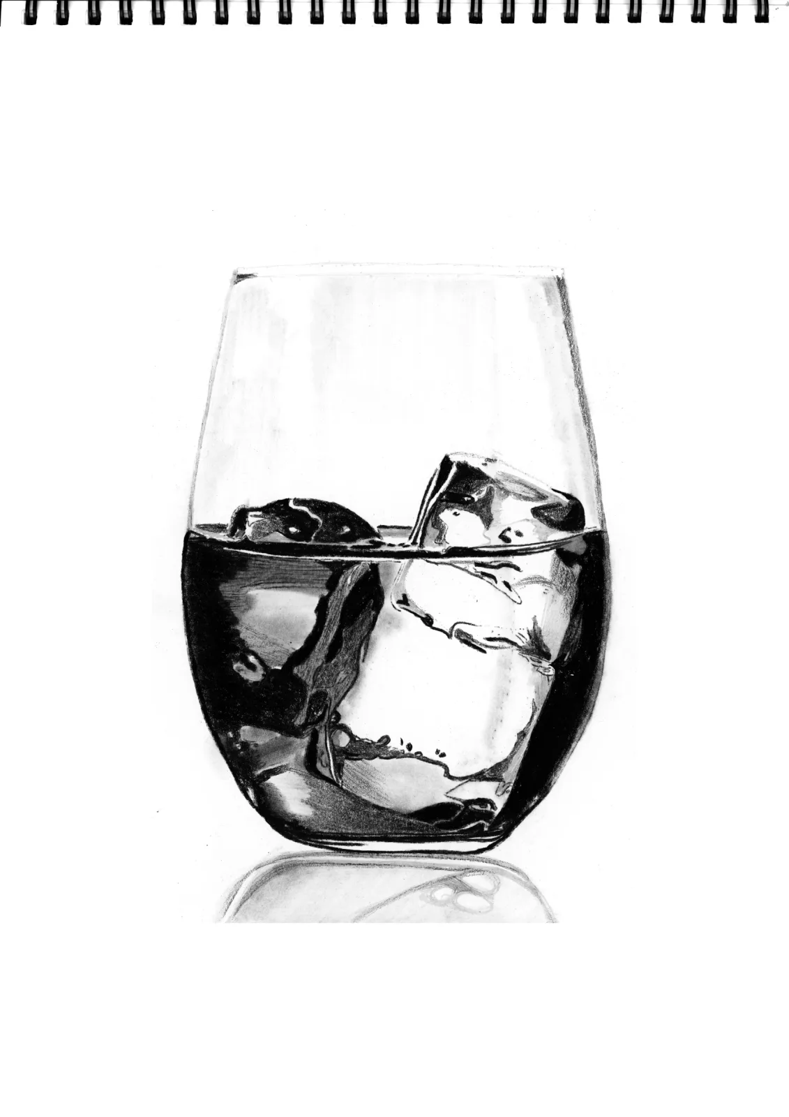 "Drink" Day 13 — drawing, 2025