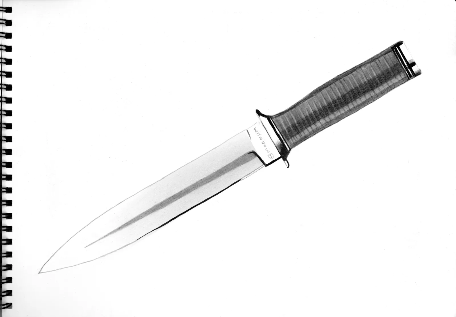 "Dagger" Day 15 — drawing, 2023