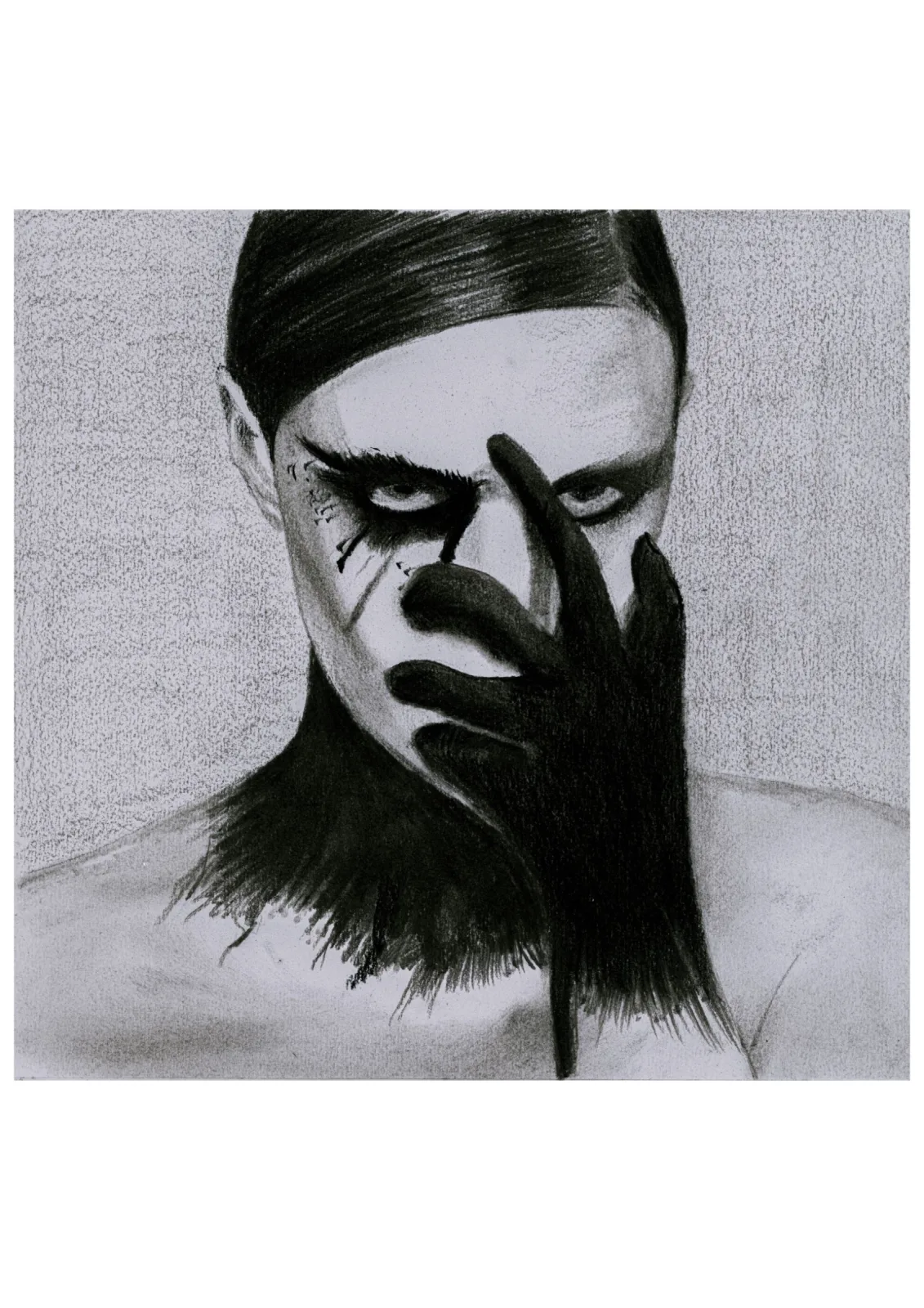 Hide me — pencil drawing, 2022