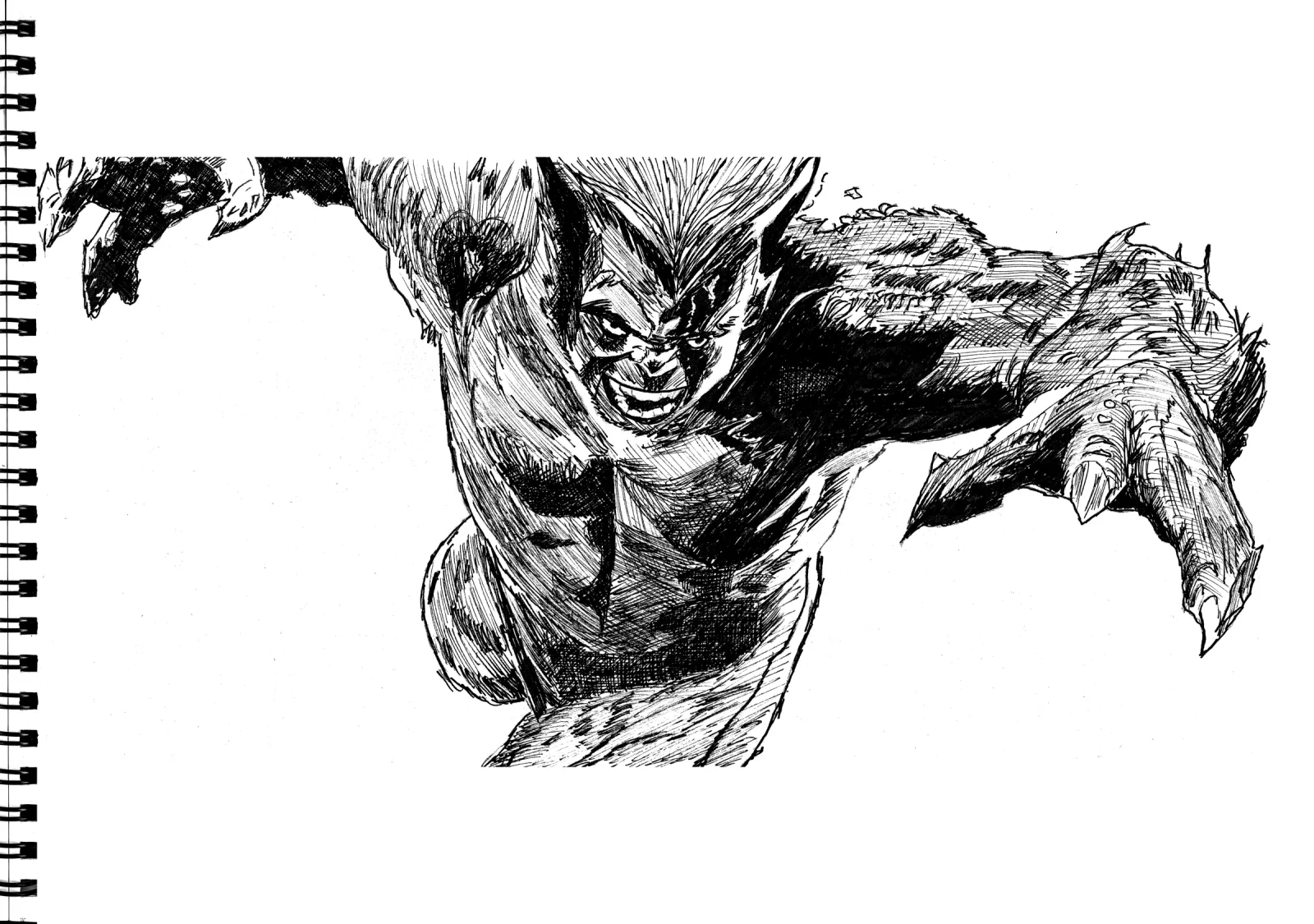 "Beast" Day 27 — drawing, 2023