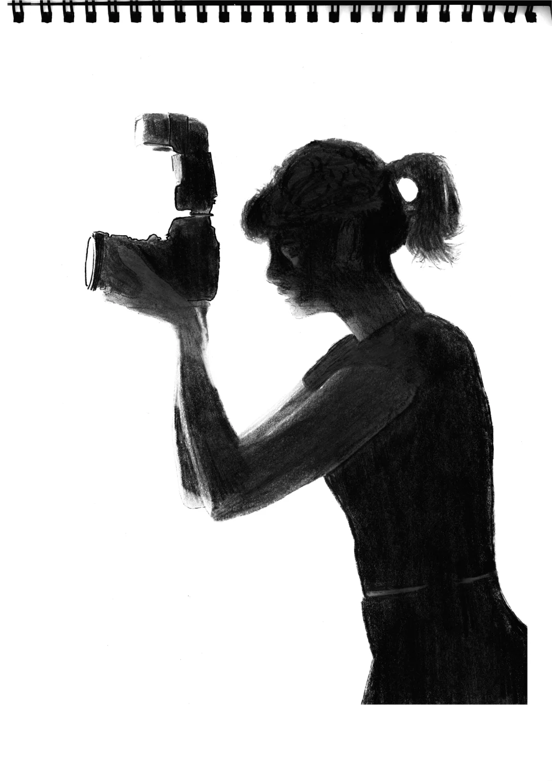 "Camera" Day 26 — drawing, 2024