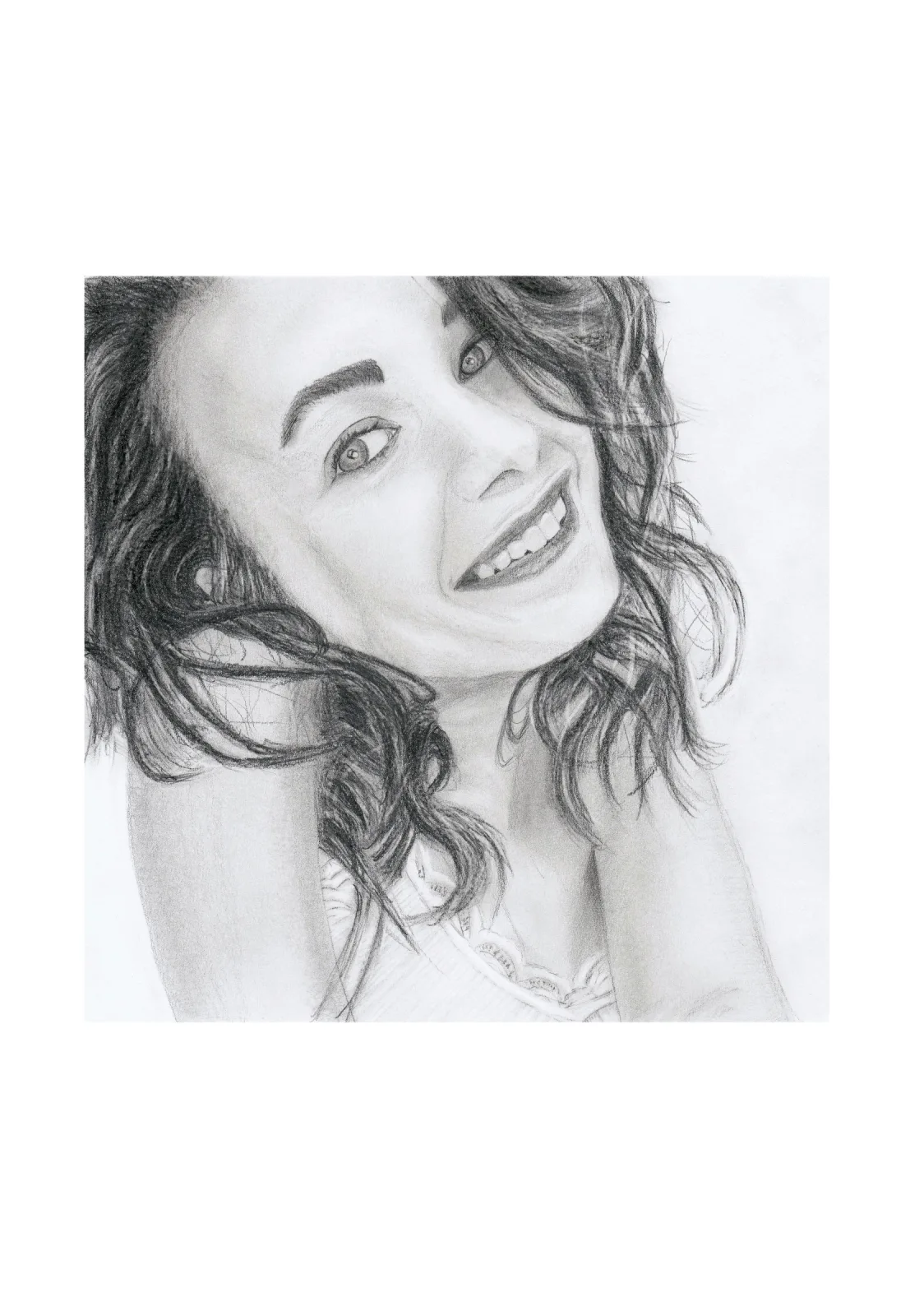 Crush — pencil drawing