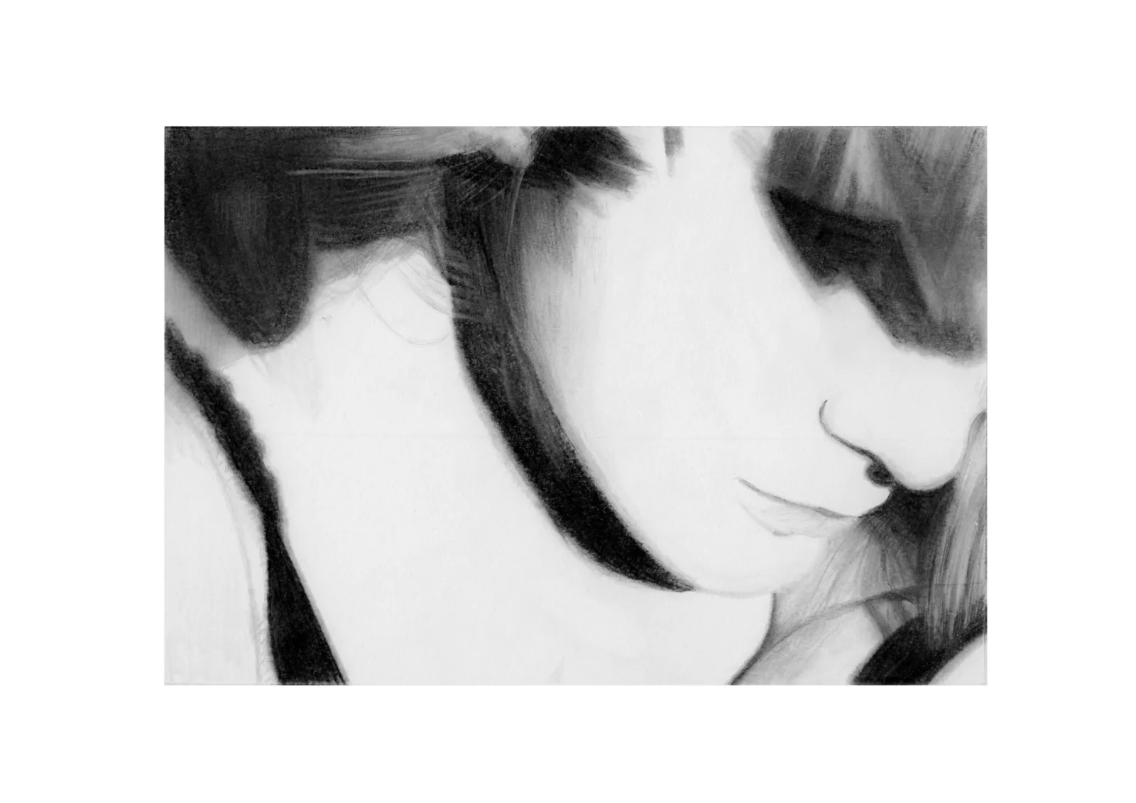 Dreaming of you — pencil drawing, 2022