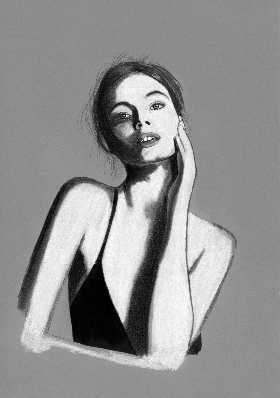 World is not Black and White — pencil drawing