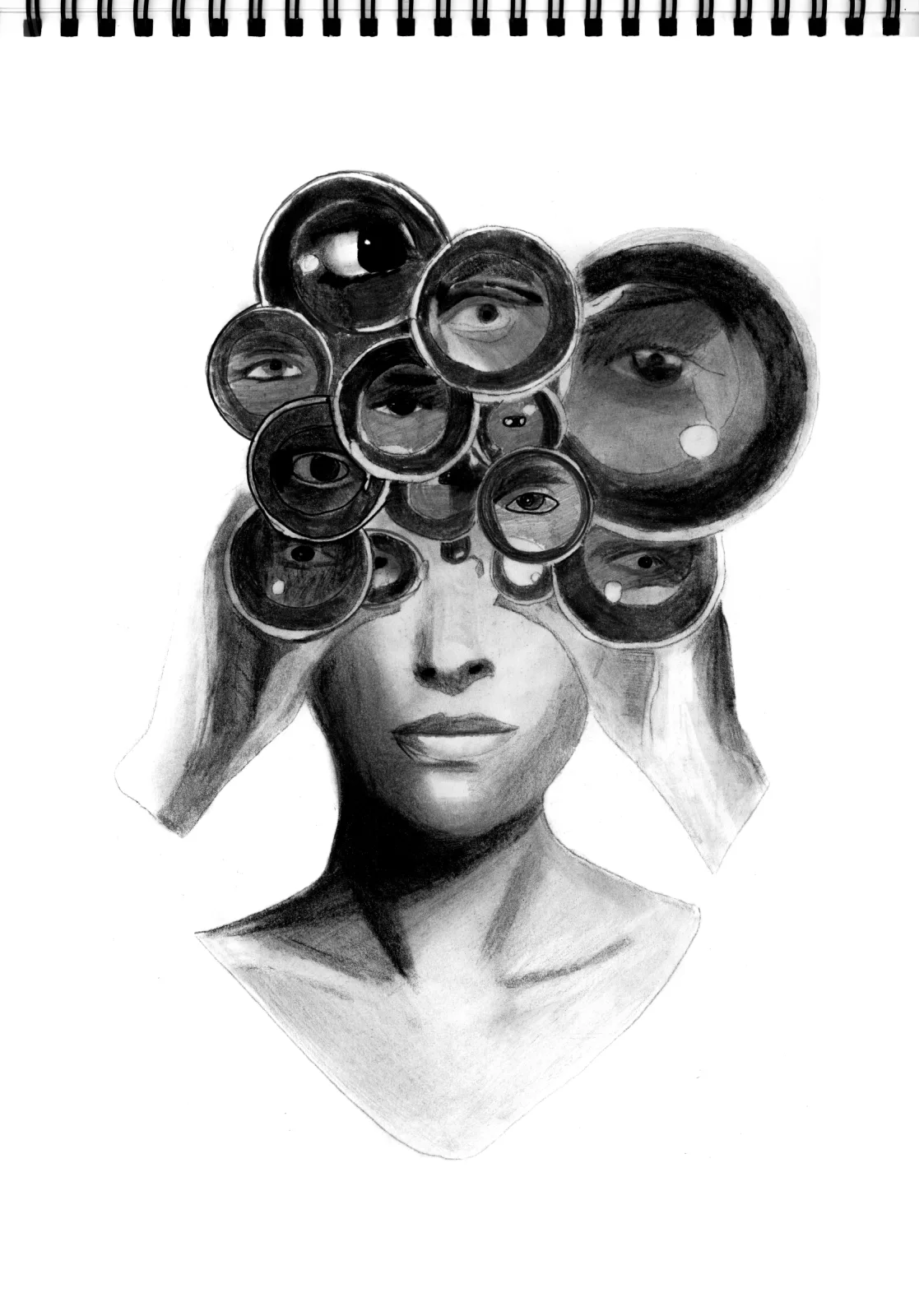 "Binoculars" Day 5 — drawing, 2024