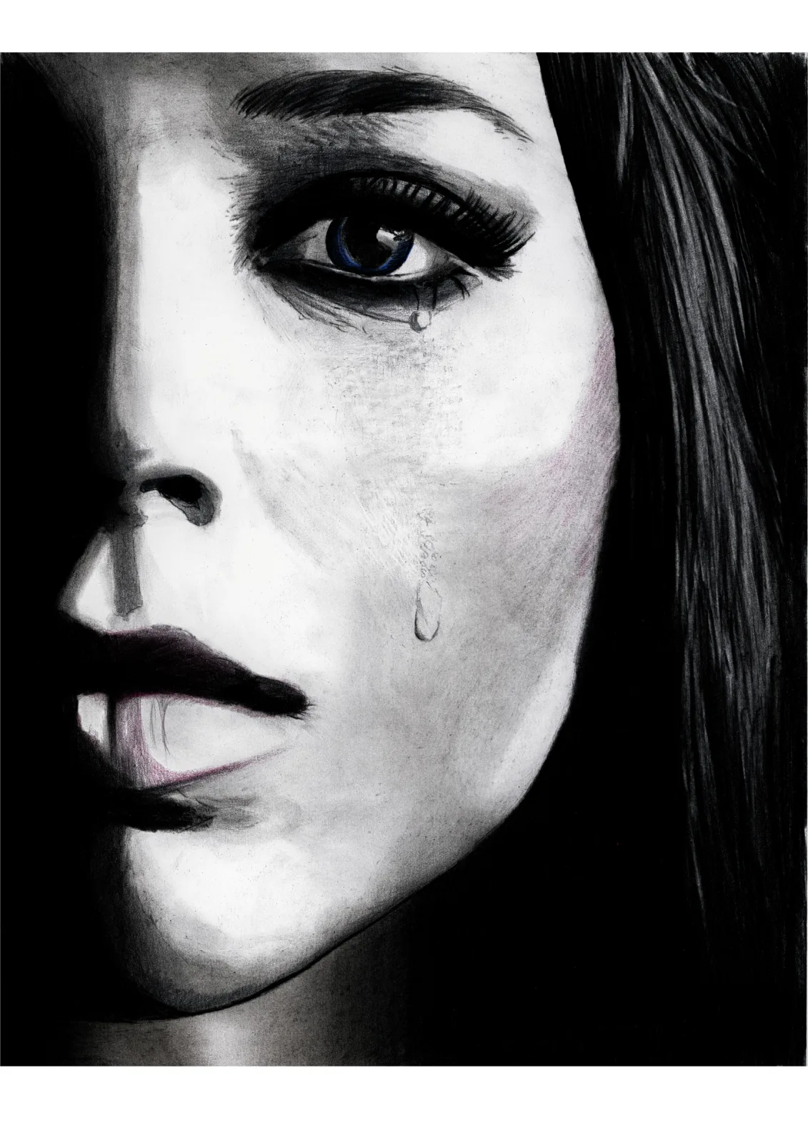 Lacrimosa 21.12. — pencil drawing, 2023
