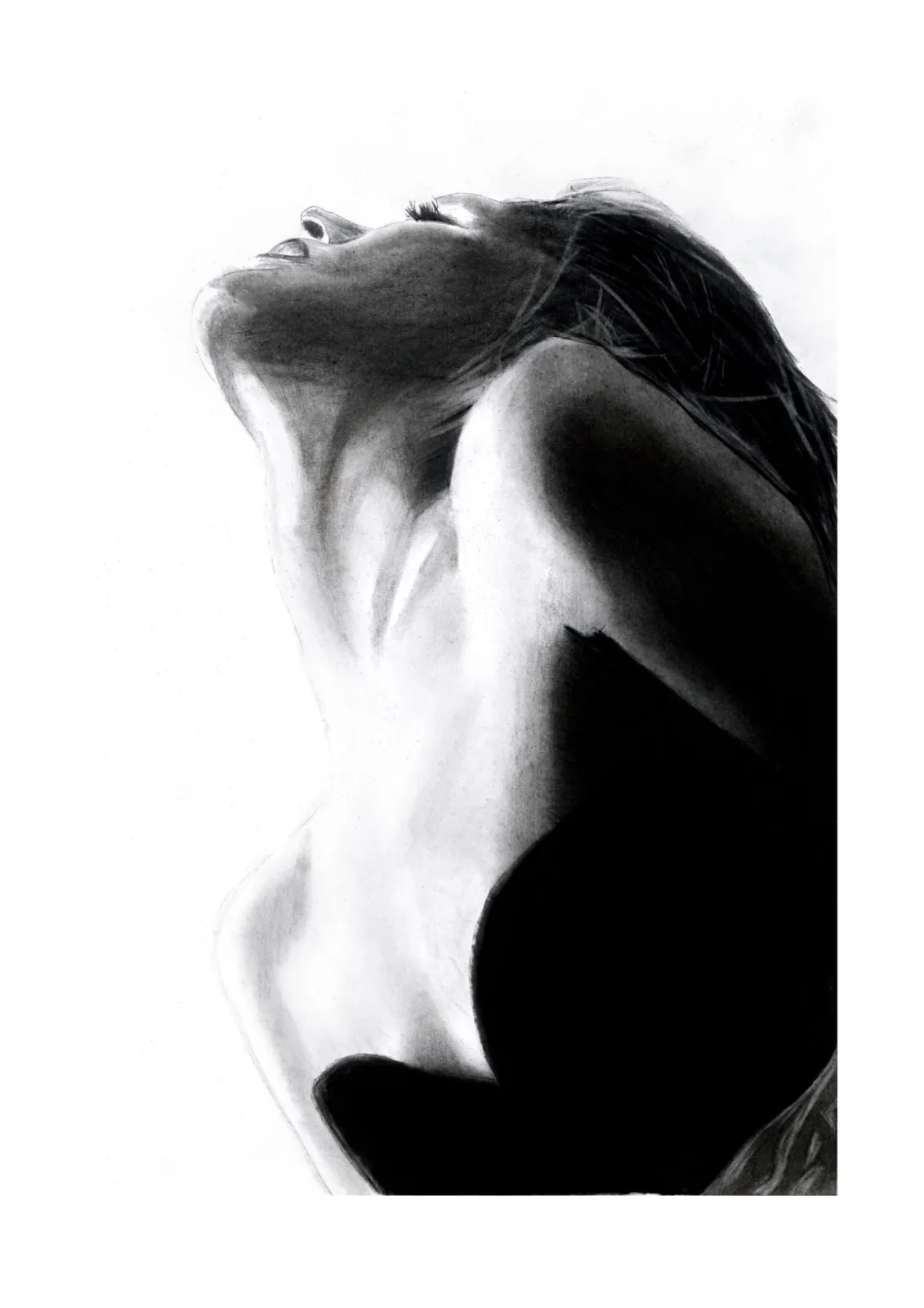 It’s like one of those bad dreams When you can’t wake up — pencil drawing, 2022