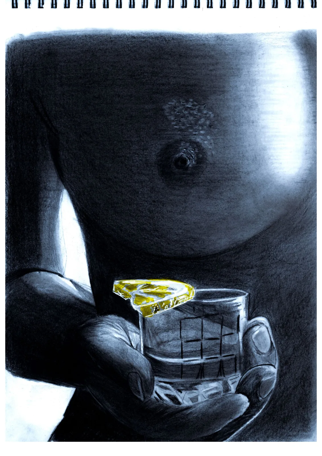 Salty — pencil drawing, 2022