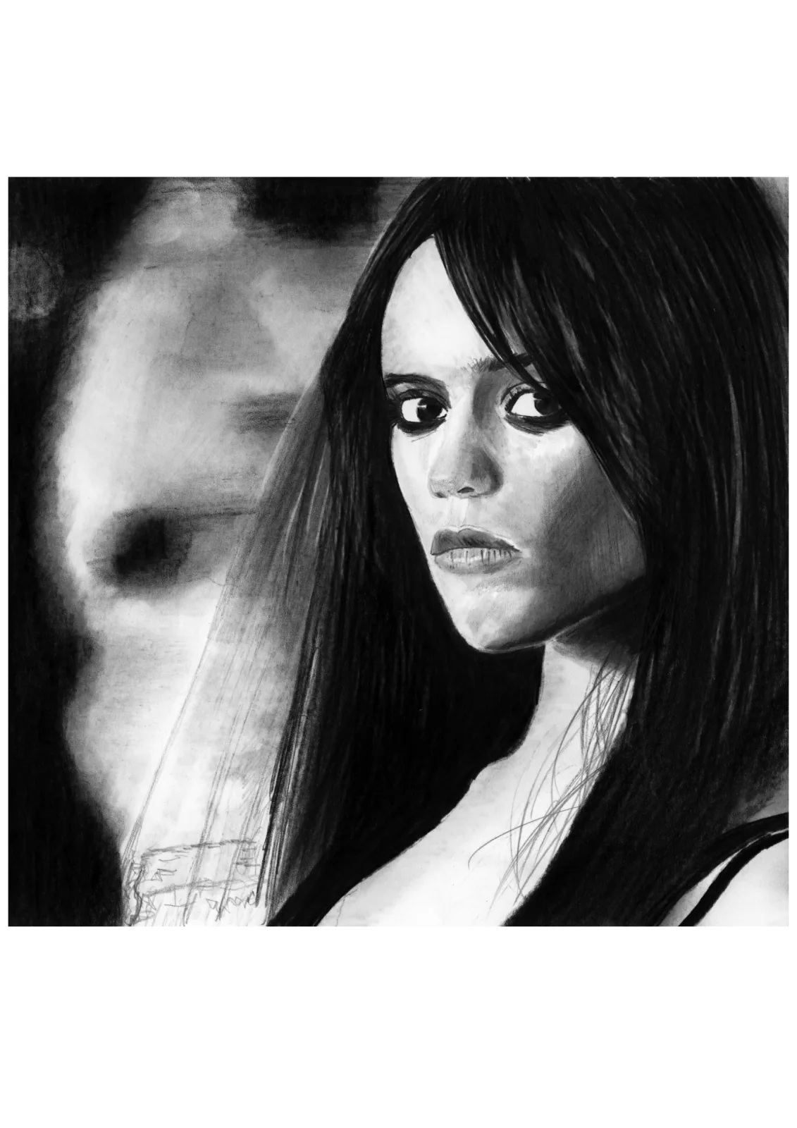 Wednesday — pencil drawing, 2022