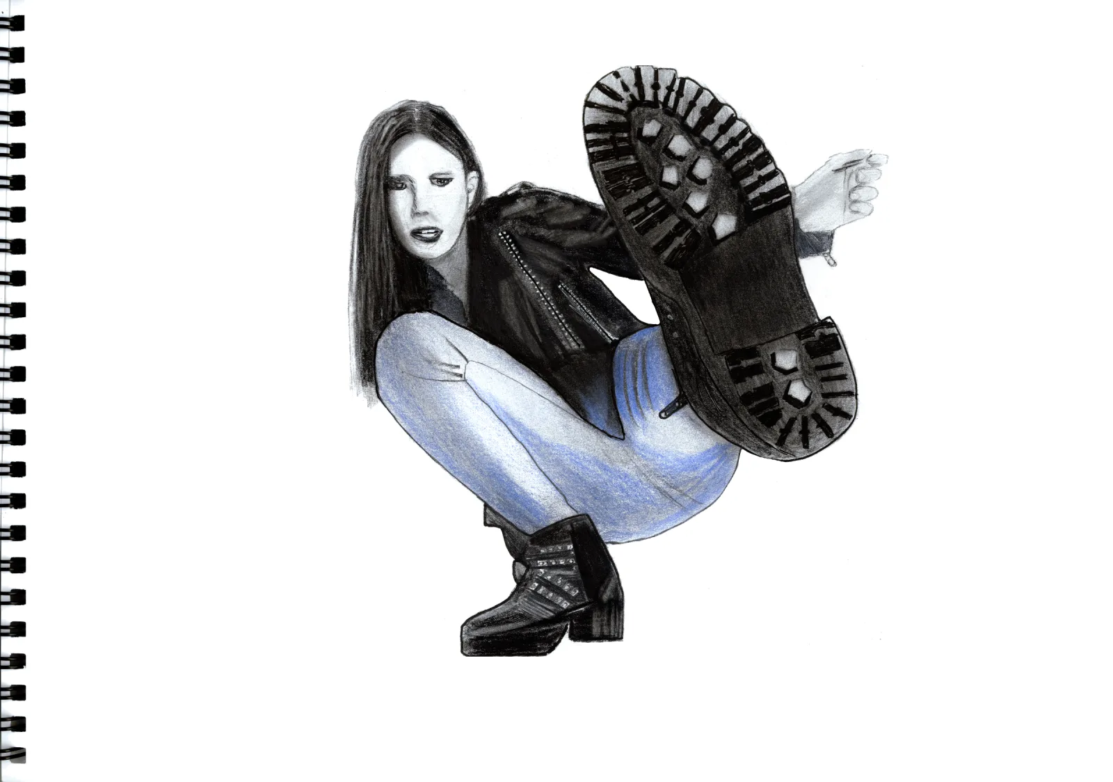 "Boots" Day 3 — drawing, 2024