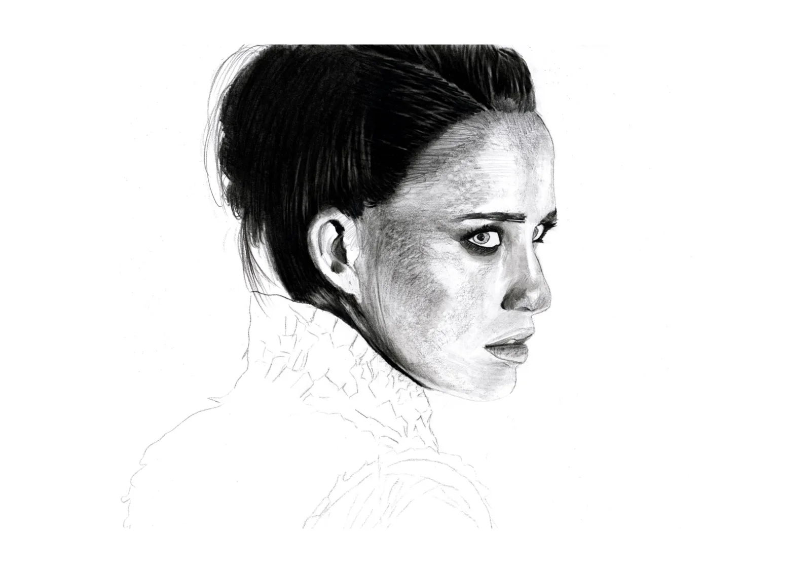 Serafina — pencil drawing, 2022