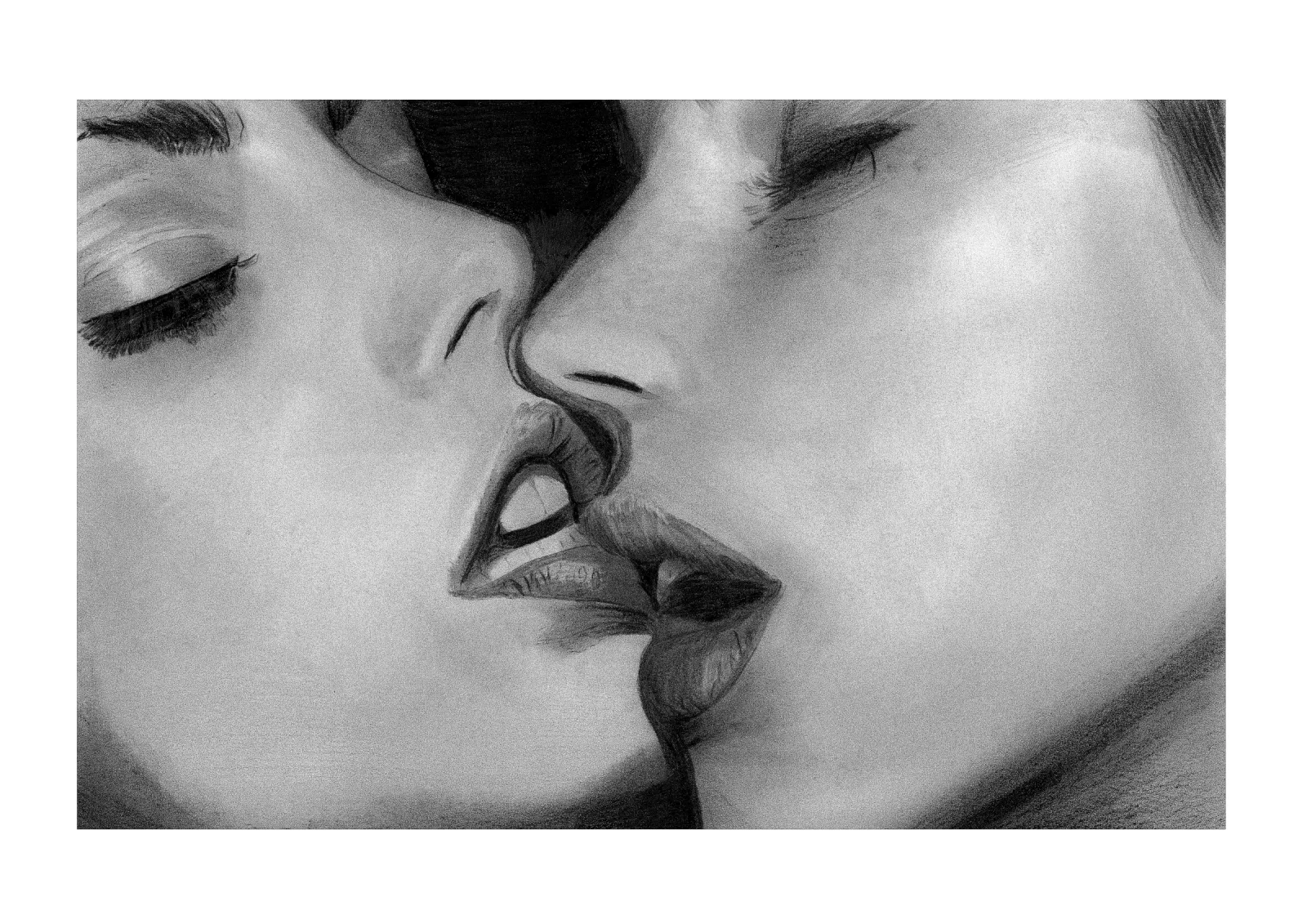 He who envies — pencil drawing, 2024