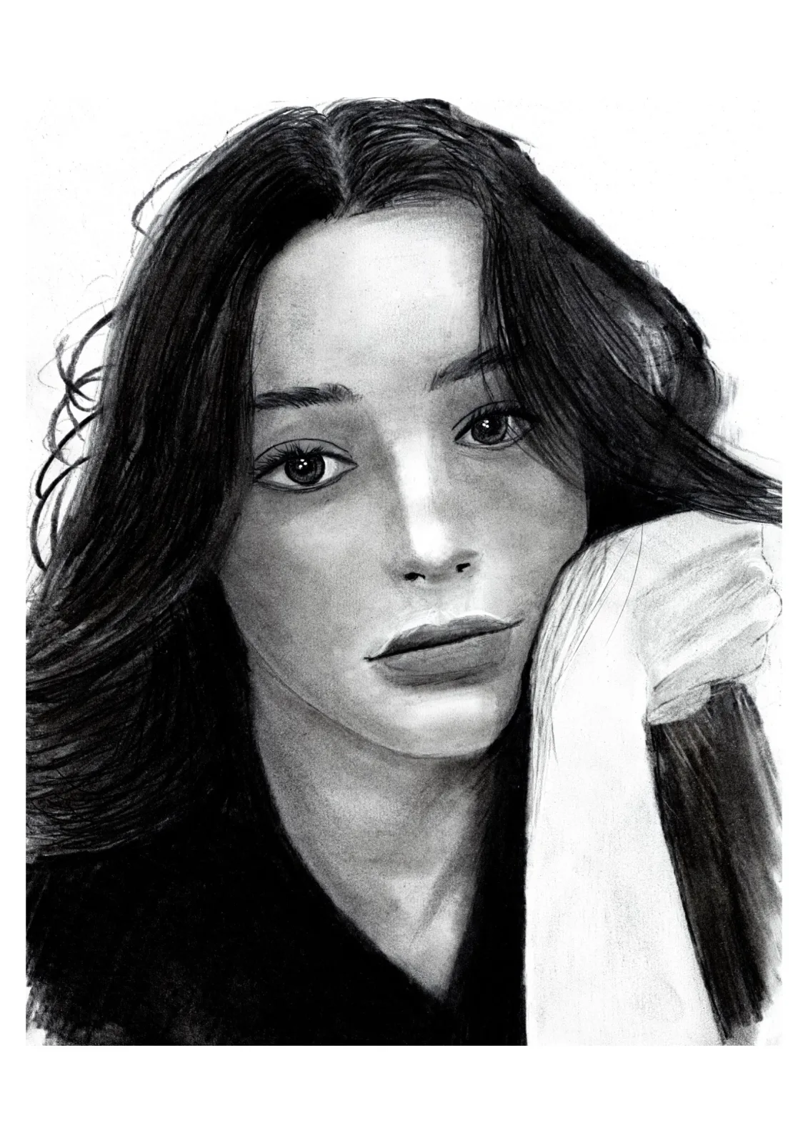 Dasha — pencil drawing, 2022