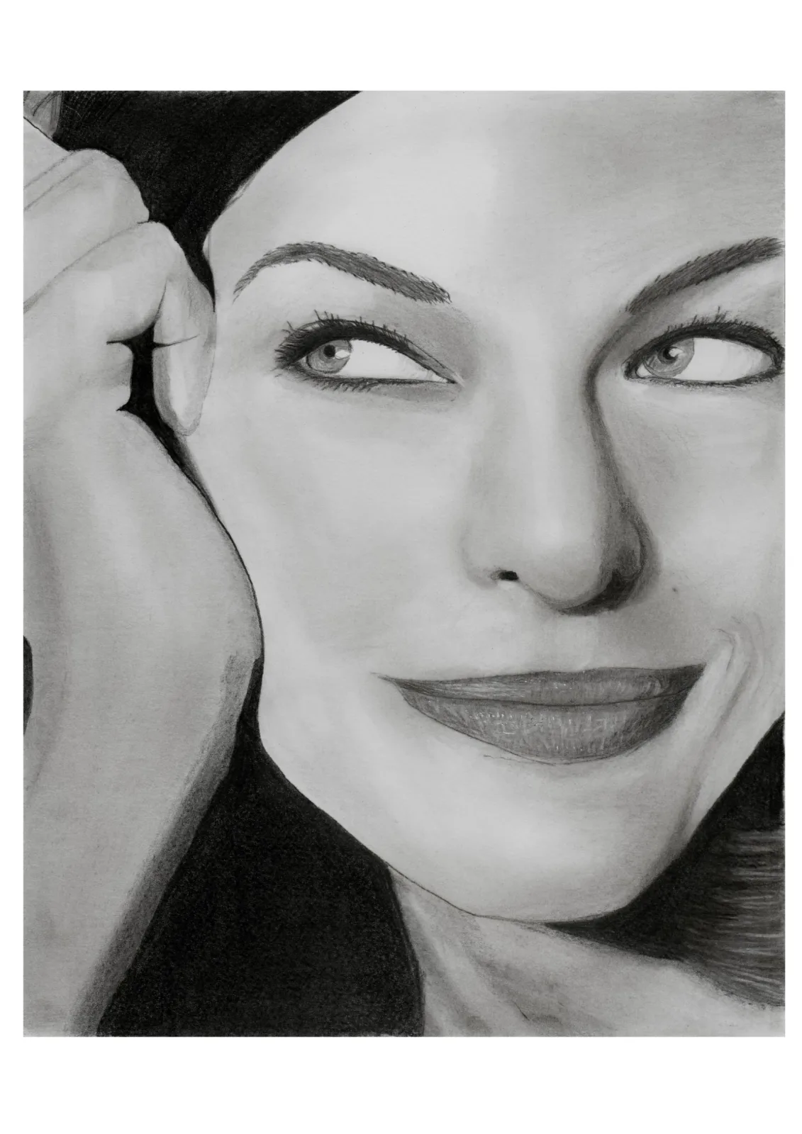 Leeloo Dallas — pencil drawing, 2021