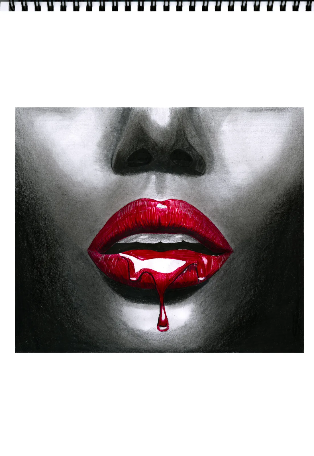 "Drip" Day 7 — drawing, 2023