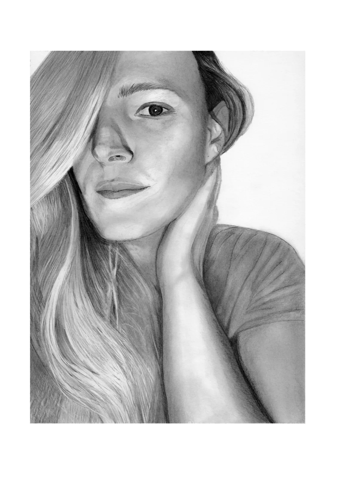 Sunday — pencil drawing, 2022