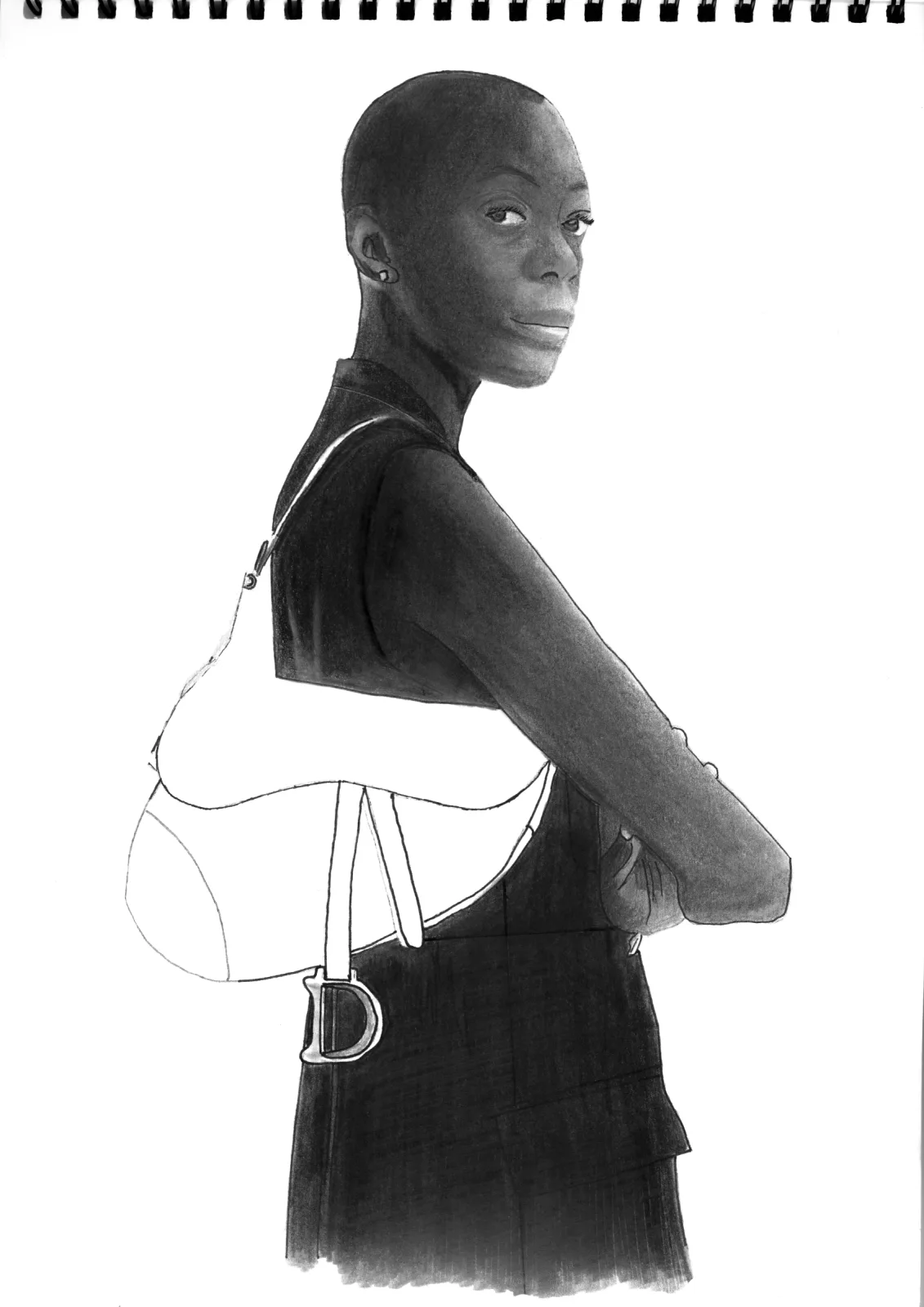 "Saddle" Day 18 — drawing, 2023