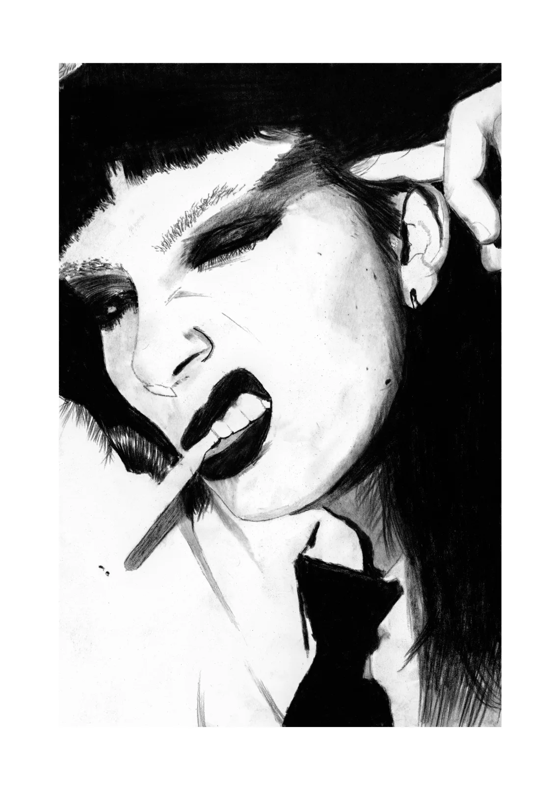 "Reckless" Day 8 — drawing, 2025