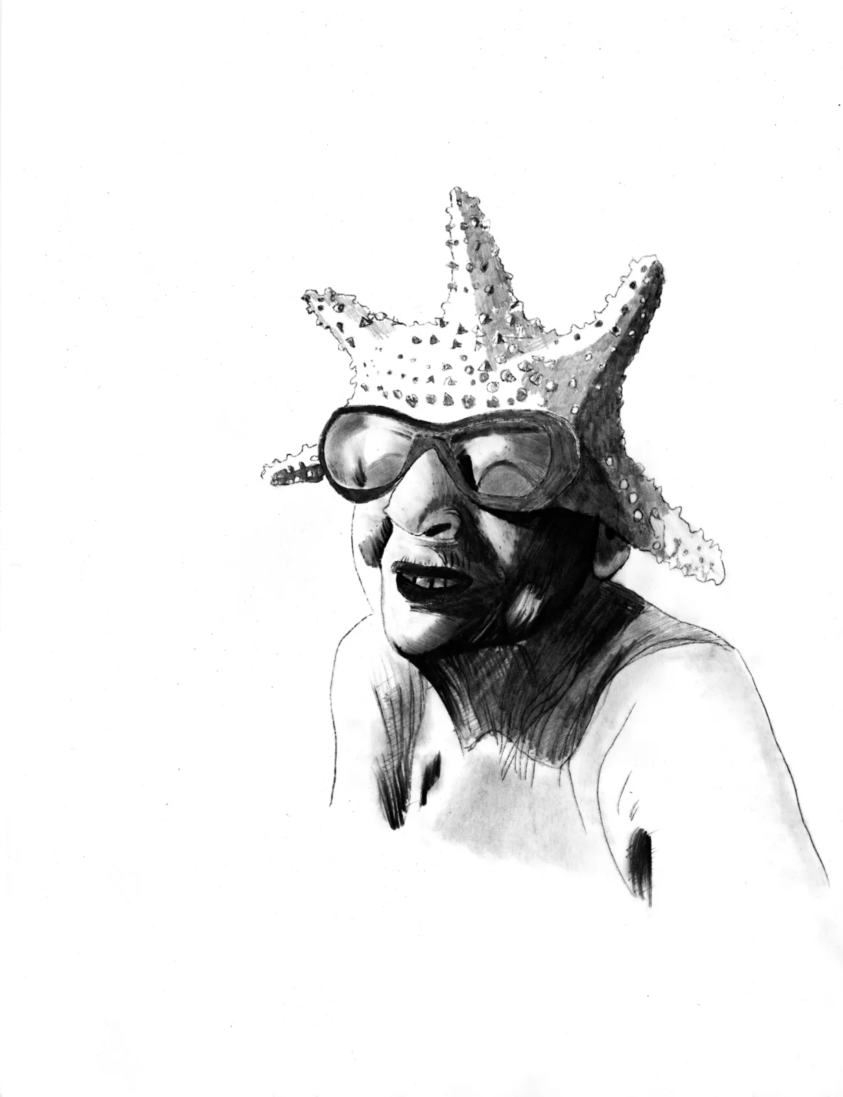 "Starfish" Day 7 — drawing, 2025