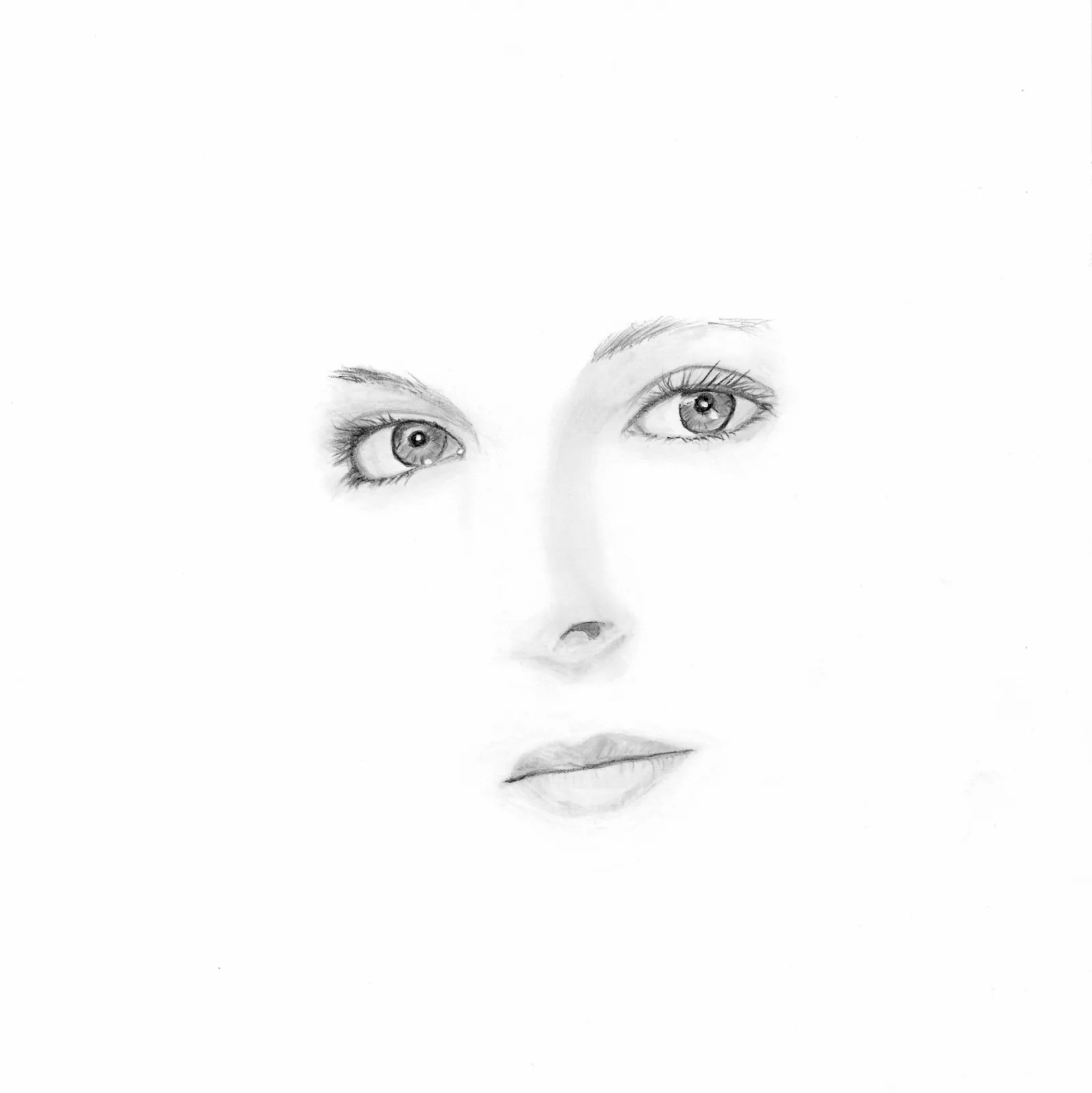 Those eyes — pencil drawing, 2021