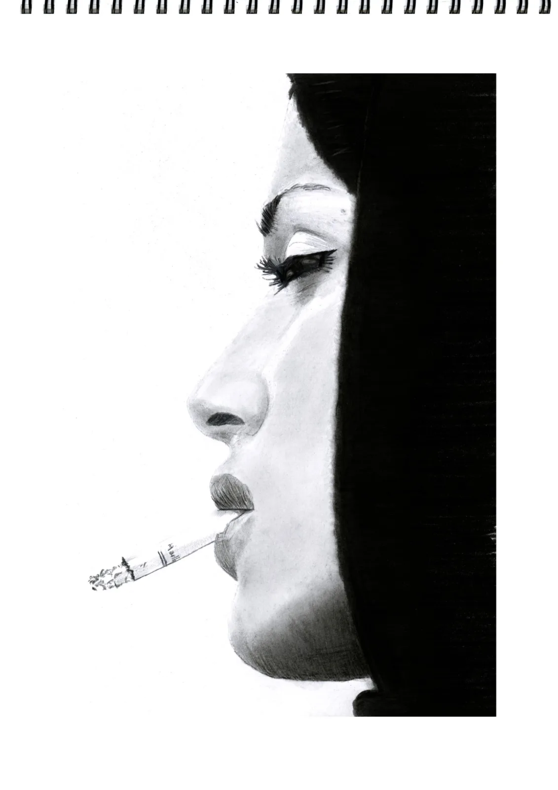 Sometimes a cigar is just a cigar. — pencil drawing, 2022