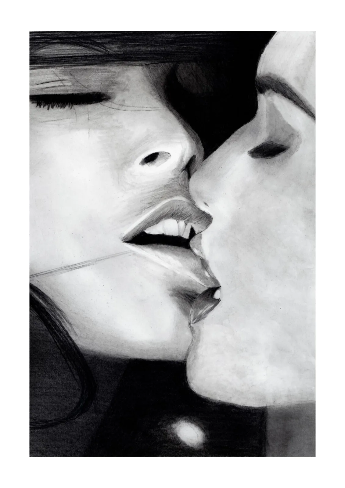 Kittens — pencil drawing, 2022