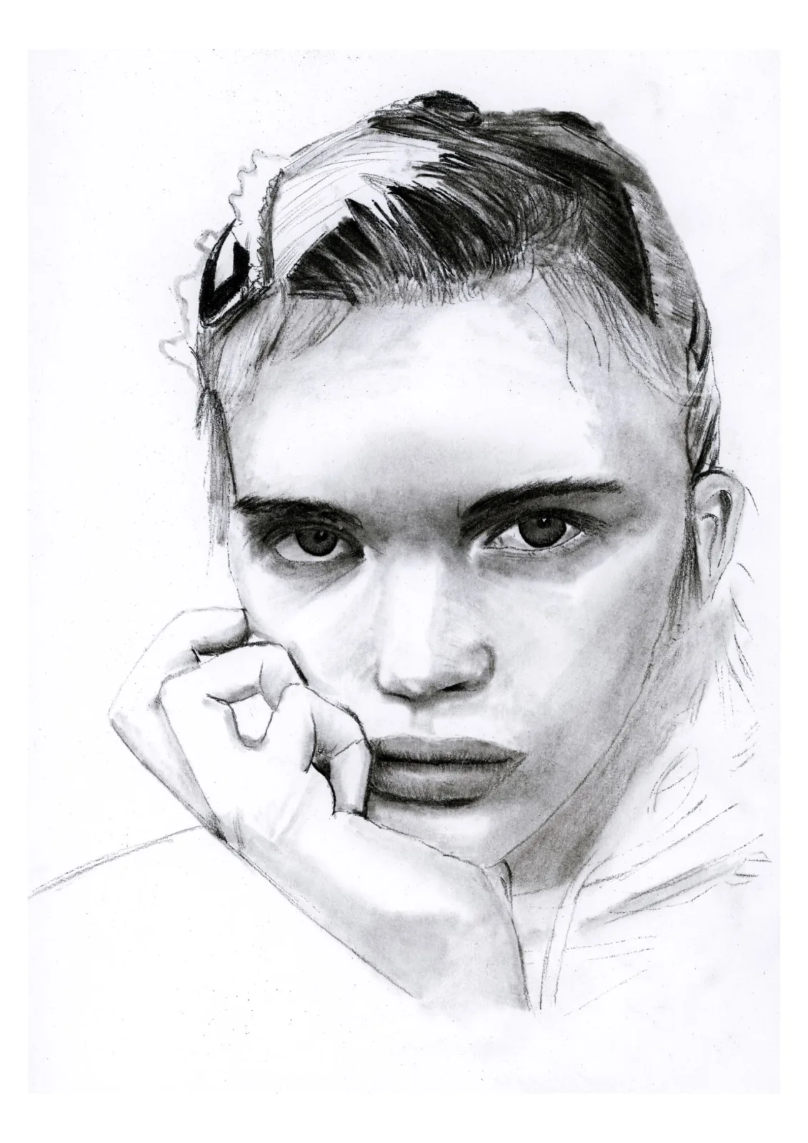 So Bored — pencil drawing, 2022