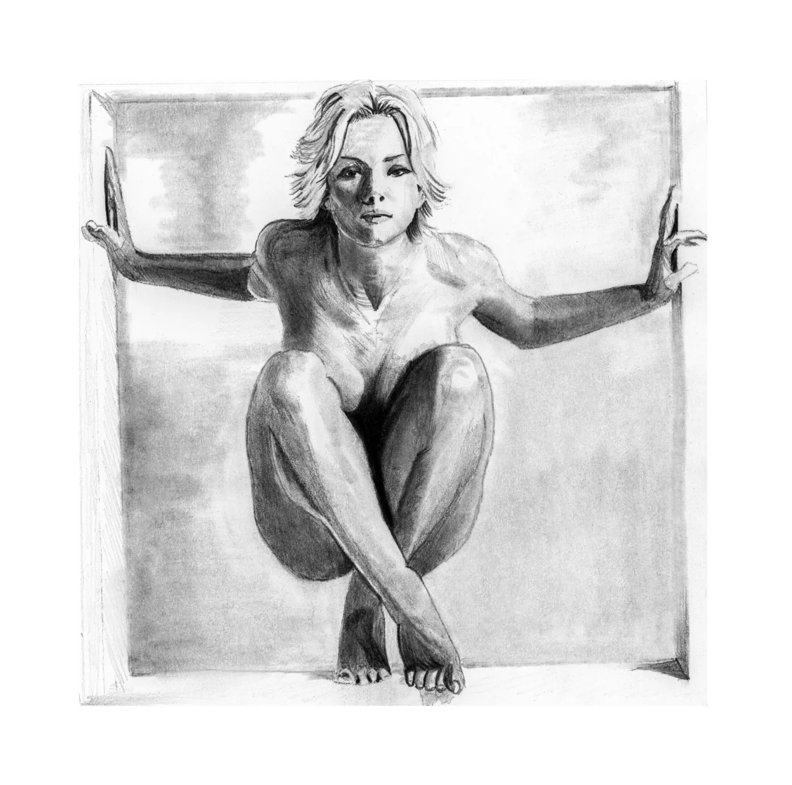 Window — pencil drawing, 2022