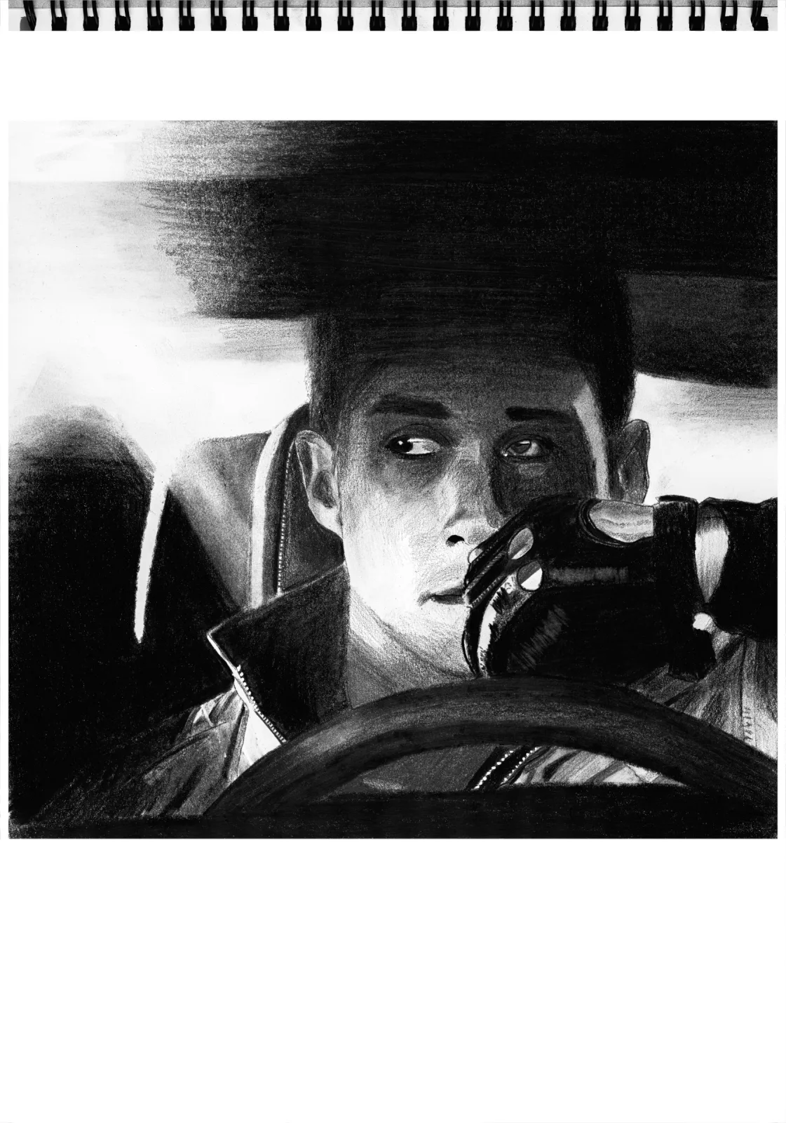 "Drive" Day 18 — drawing, 2024