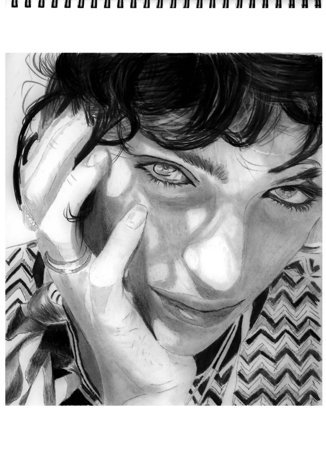 Fruhling in Paris — pencil drawing, 2022