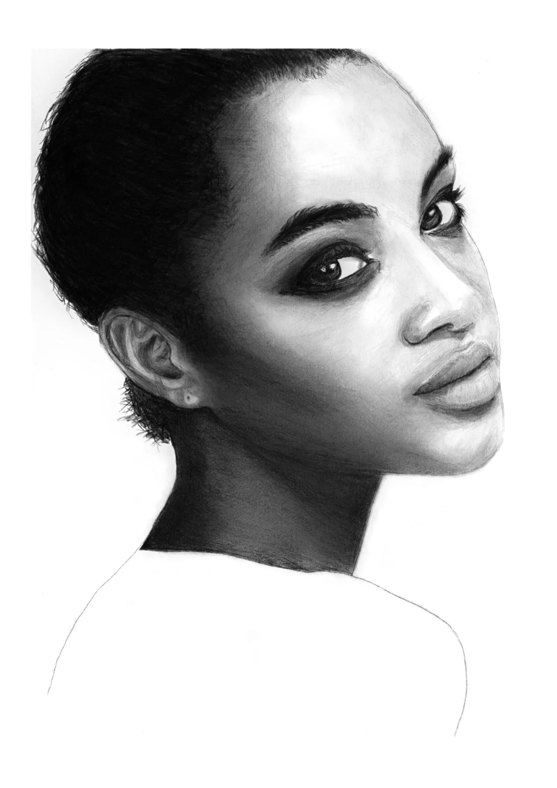 Don’t you go, please stay — pencil drawing, 2022