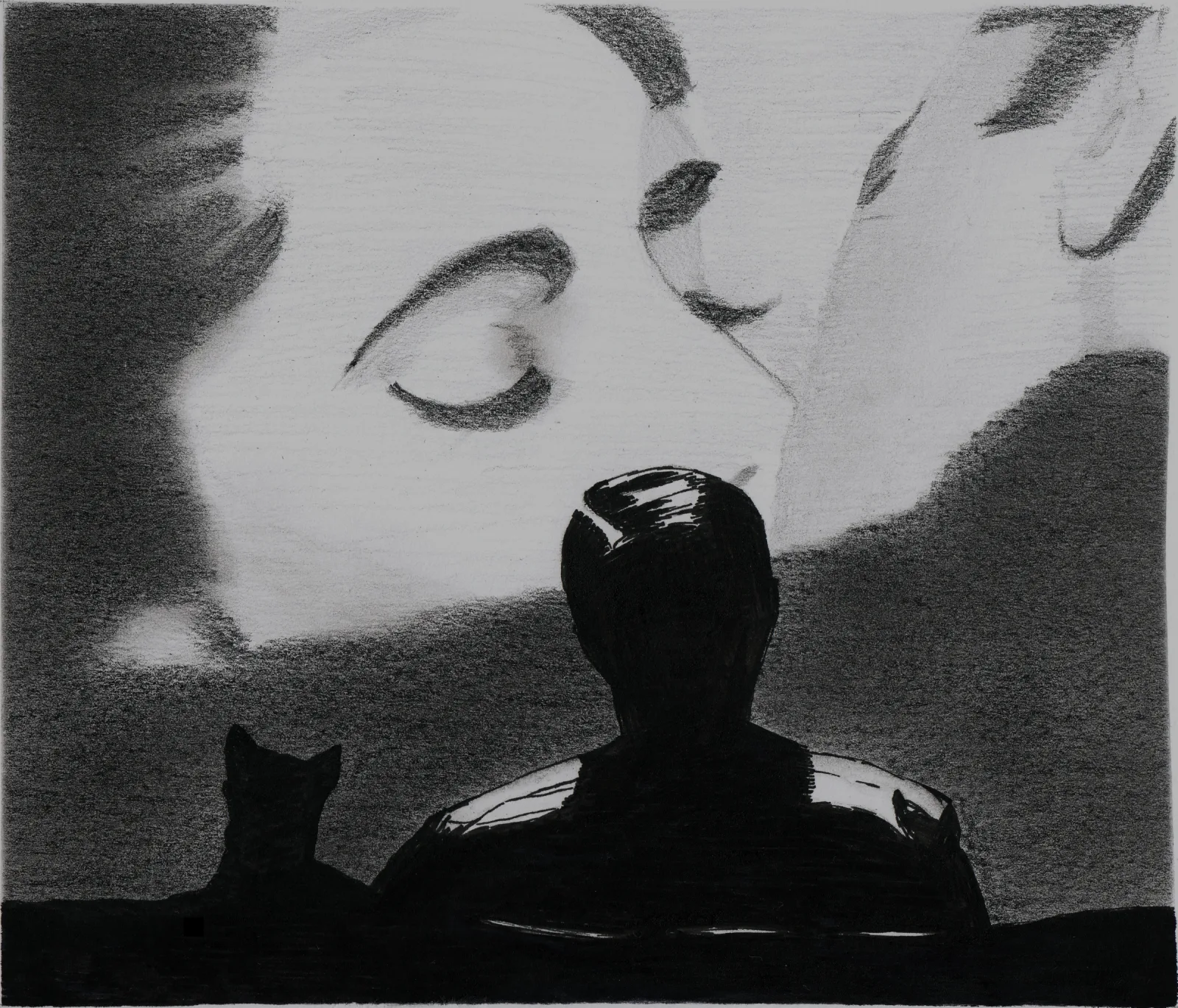 Cinema — pencil drawing, 2021