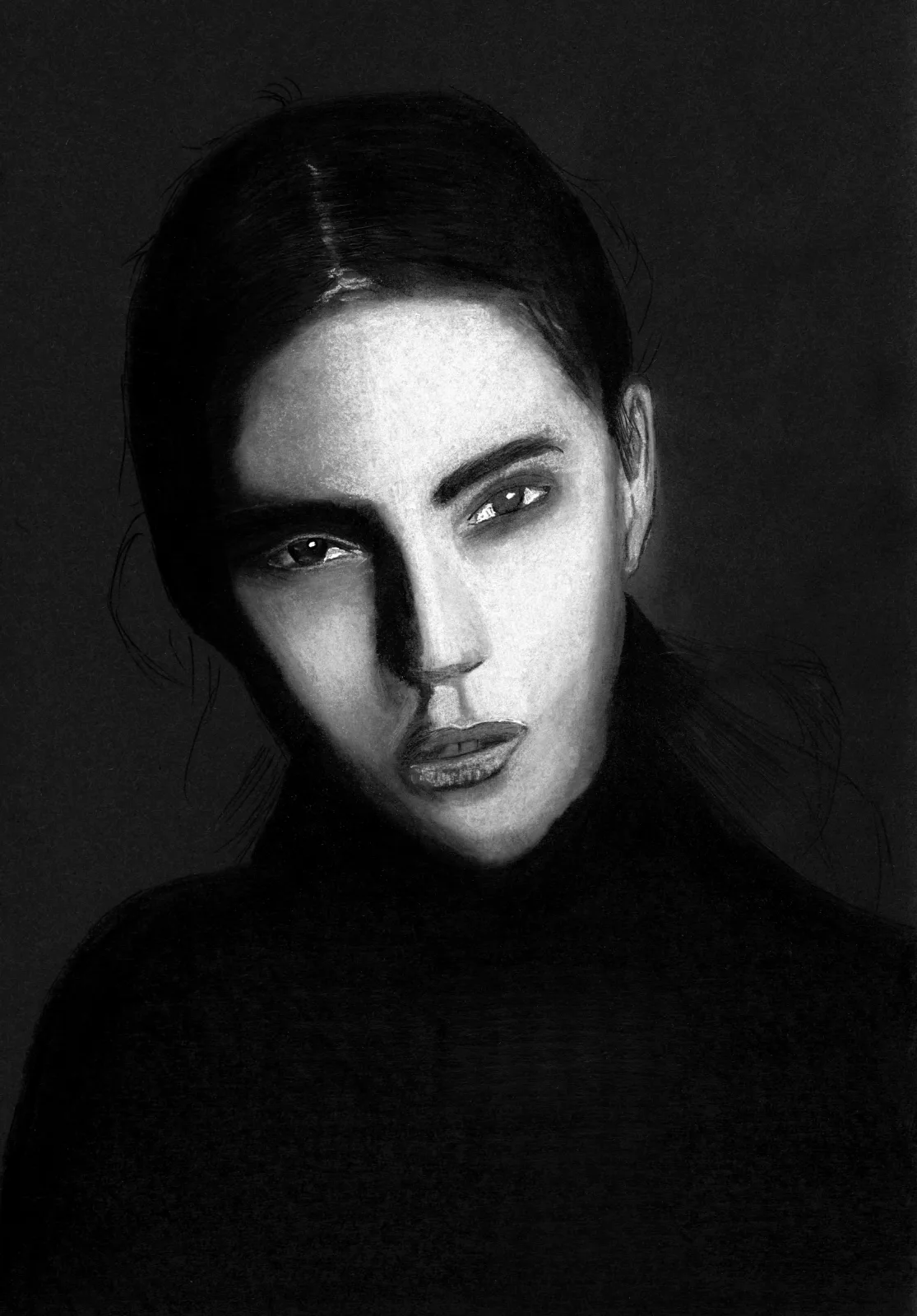 Tako — pencil drawing, 2023