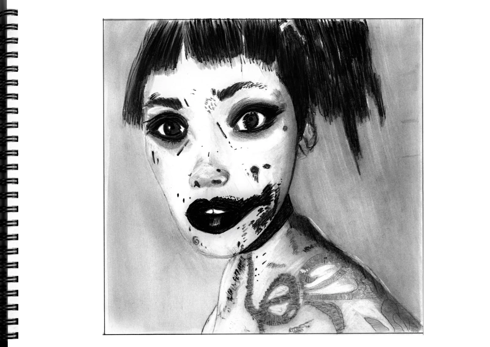 The Witness — pencil drawing, 2022