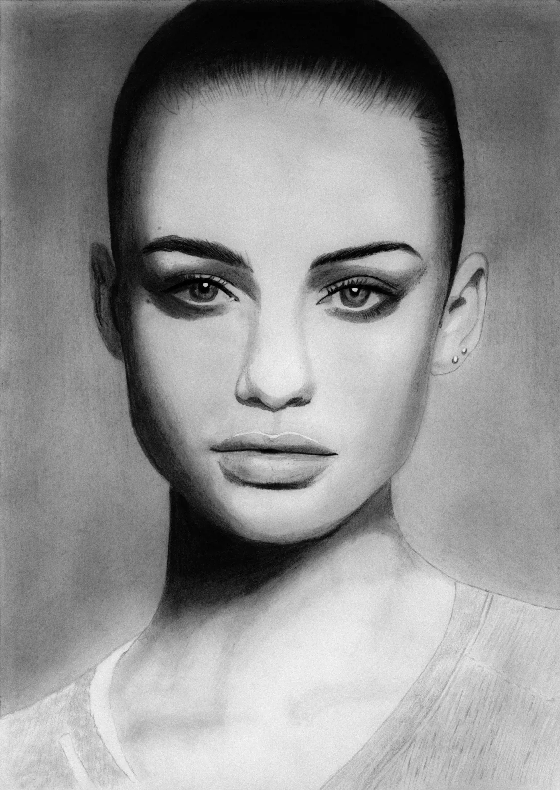 Behind Blue Eyes — pencil drawing, 2024