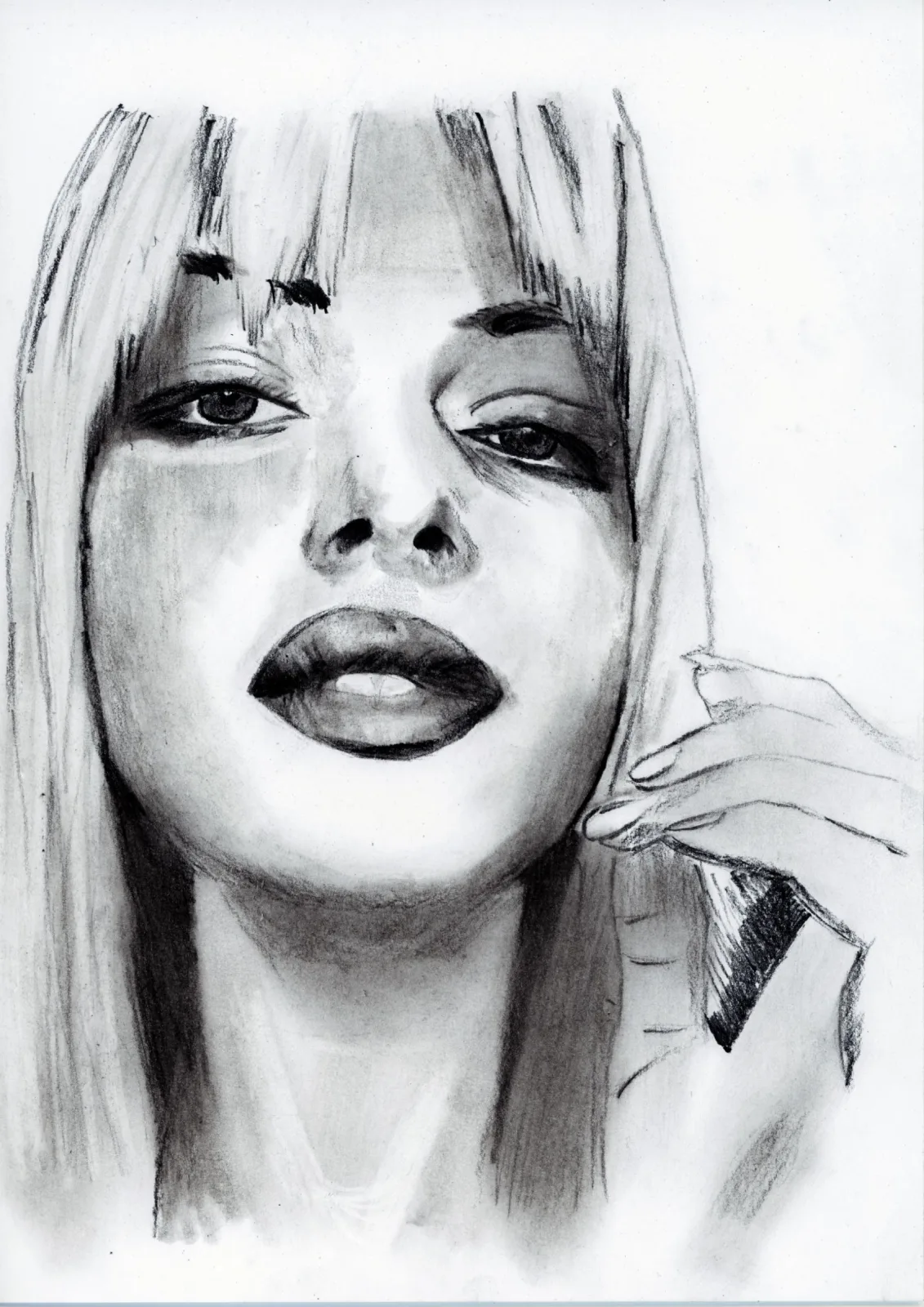 Masha — pencil drawing, 2022