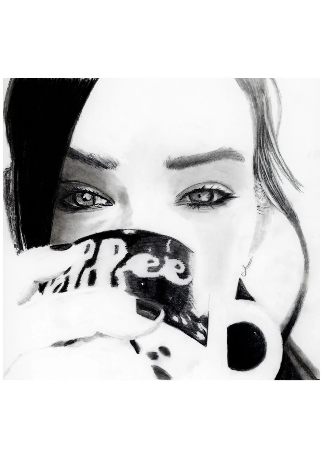 Coffe Break — pencil drawing, 2022