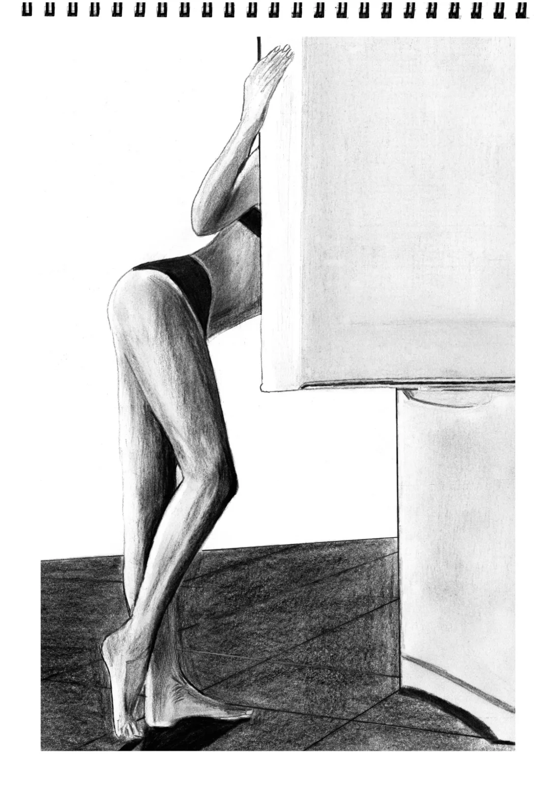 Where Is The SNACK, Or Who Is? — pencil drawing, 2022