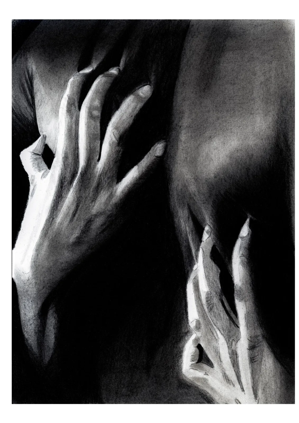 Scrape — pencil drawing, 2022