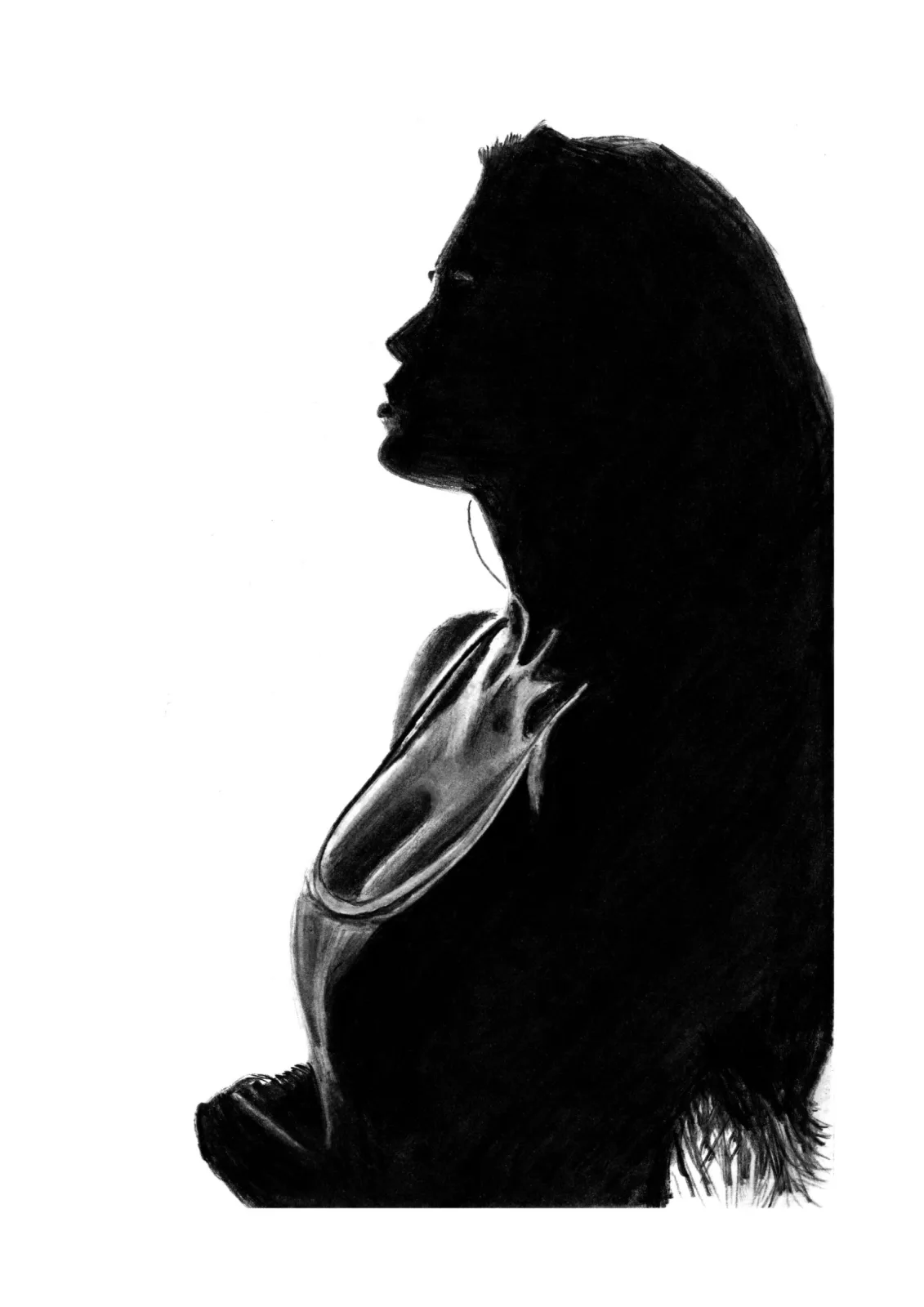 Serenity — pencil drawing, 2022