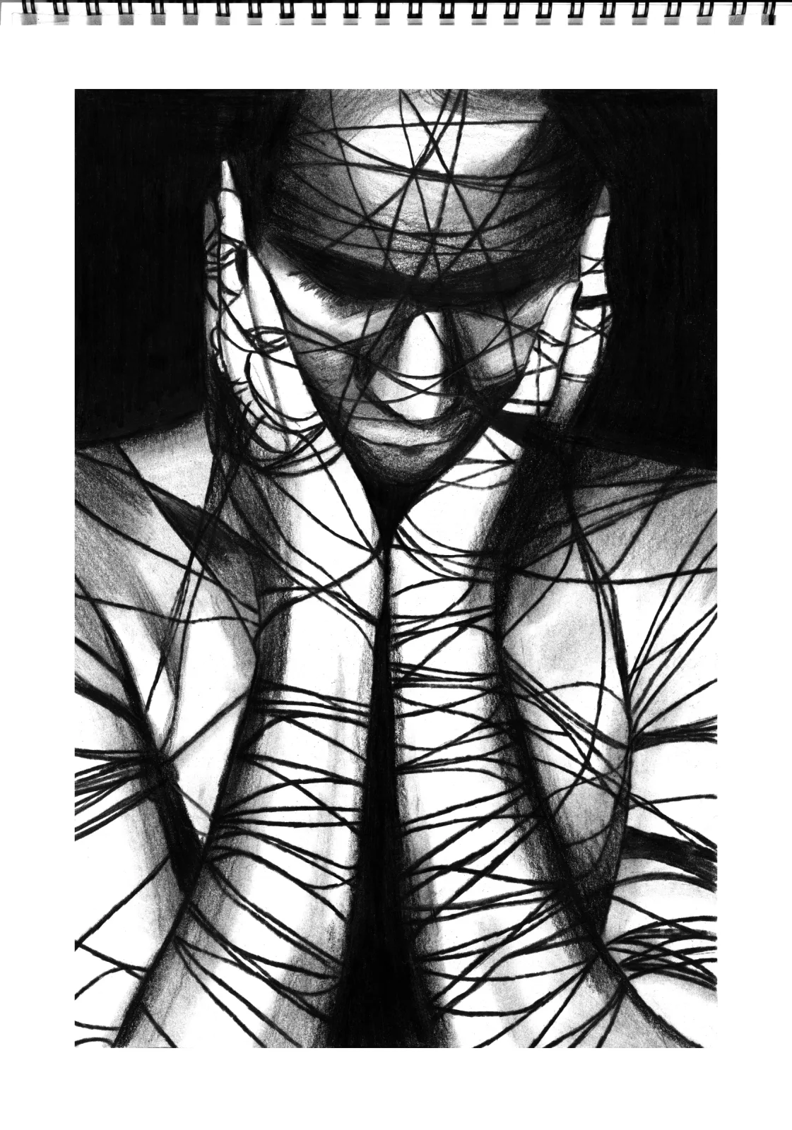 "Spiders" In My Head Day 2 — drawing, 2023