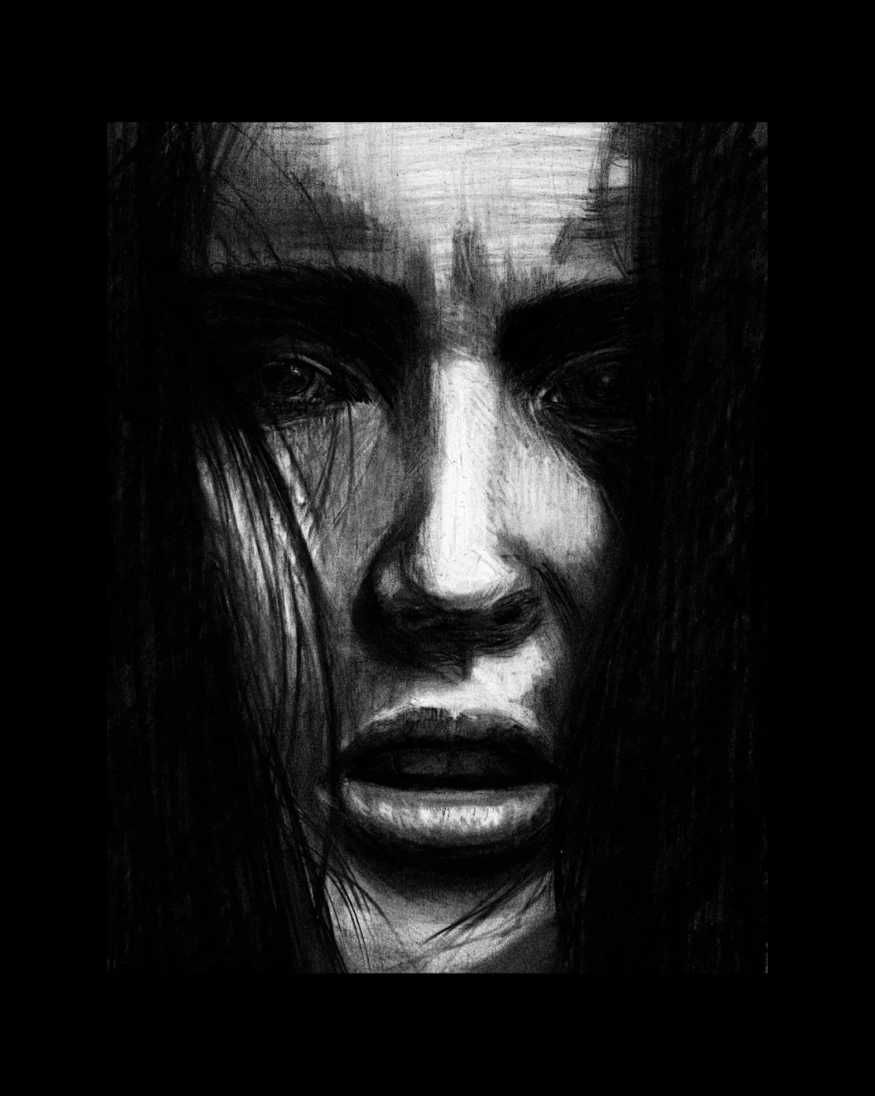 Forget — pencil drawing, 2022