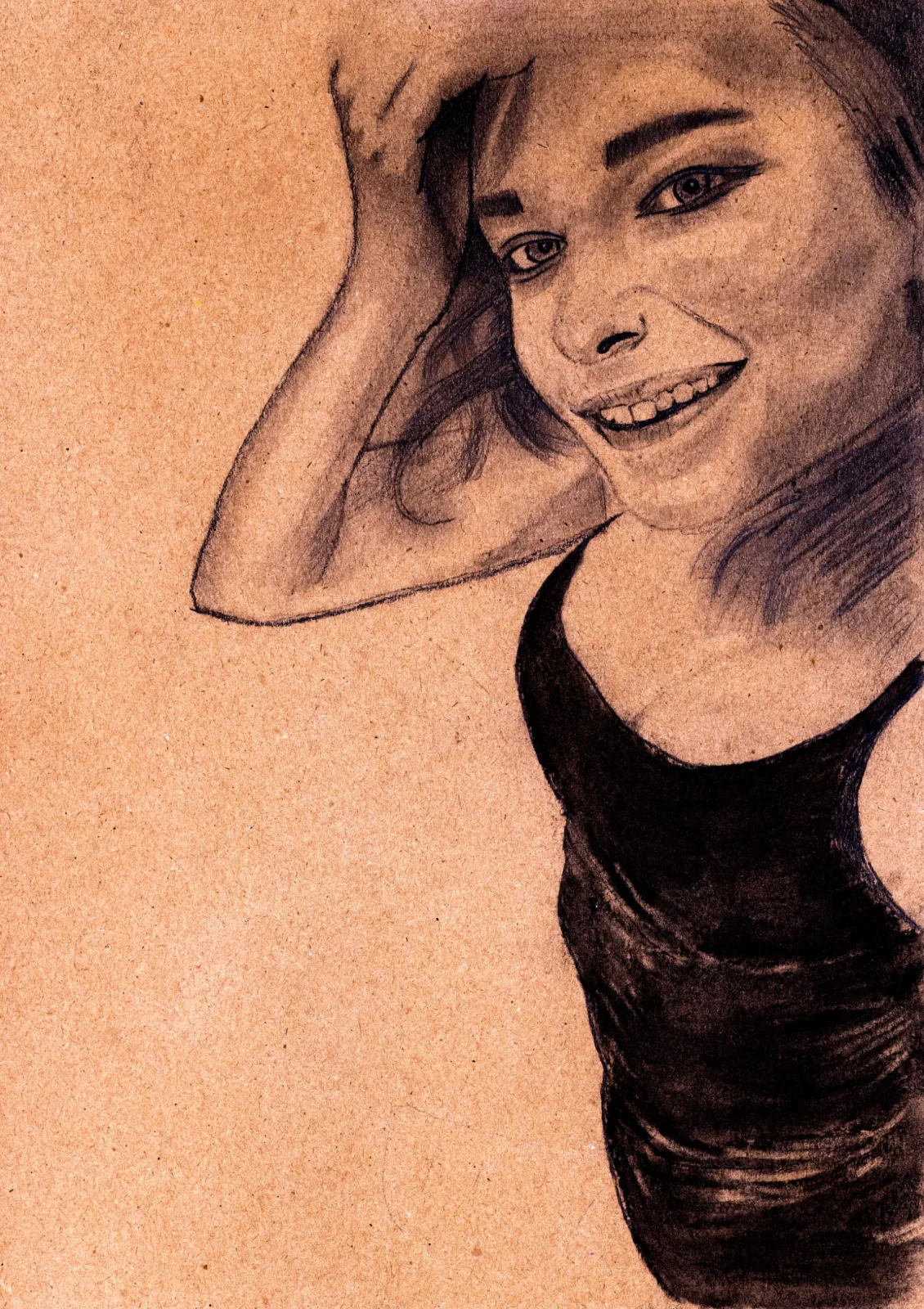 You don’t see me — pencil drawing, 2022