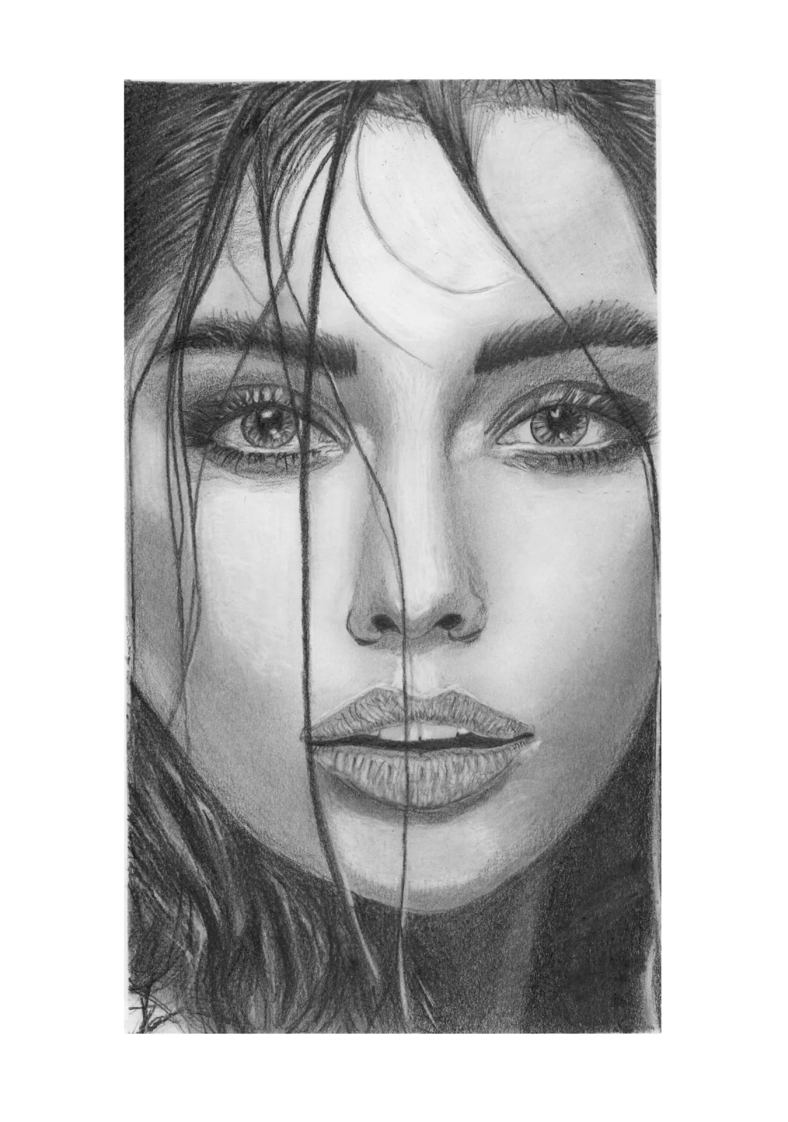 The Expectations — pencil drawing