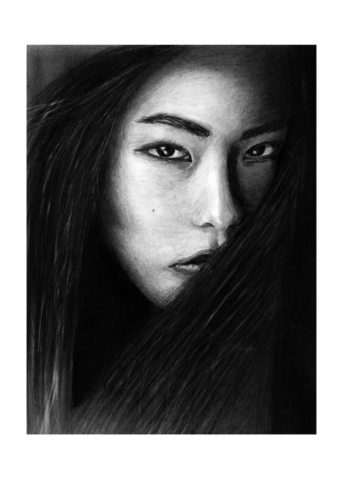 Out of control — pencil drawing, 2022